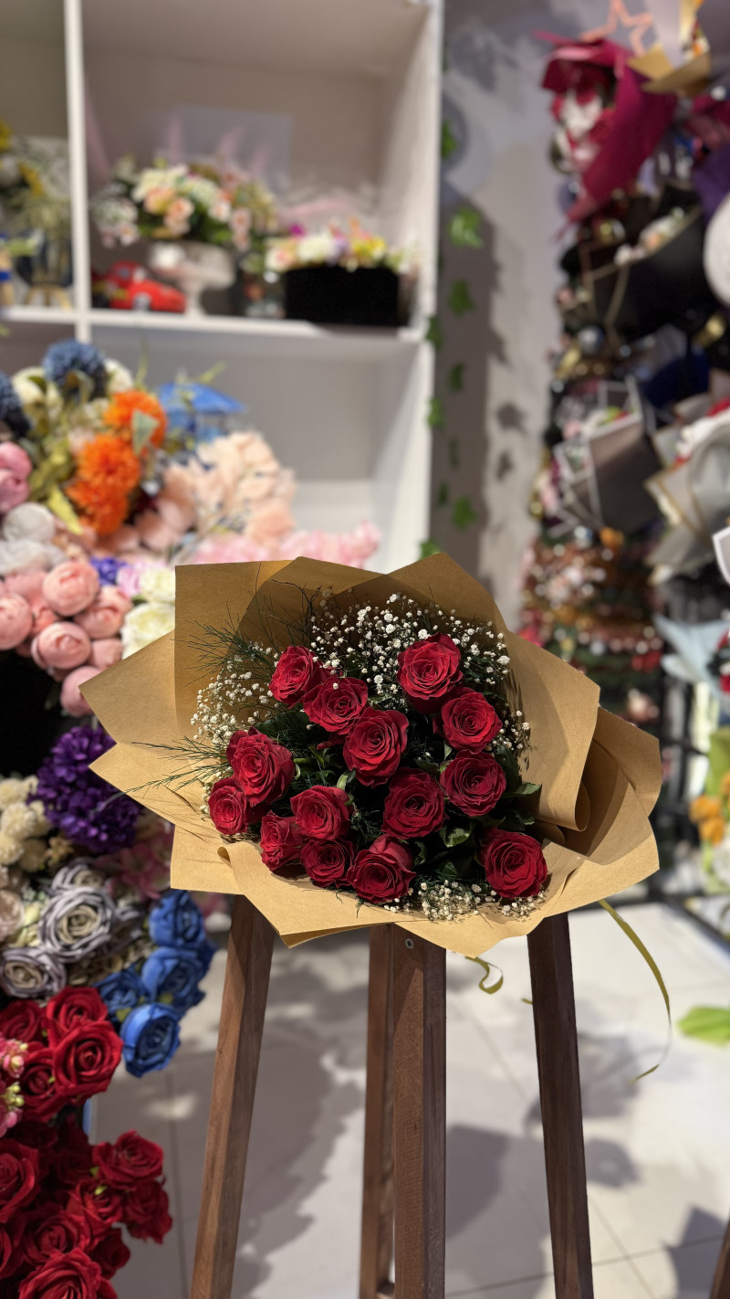 15 li Gül Buketi